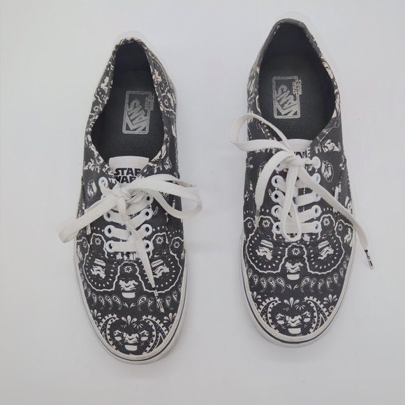 Vans Star Wars X Authentic Stormtrooper sz9 Sneakers W Correct Laces - Picture 4 of 13